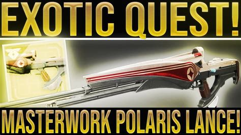 Destiny 2. MASTERWORK POLARIS LANCE! (Easy Perfect Fifth Kills & A Very Important Pro Tip ...