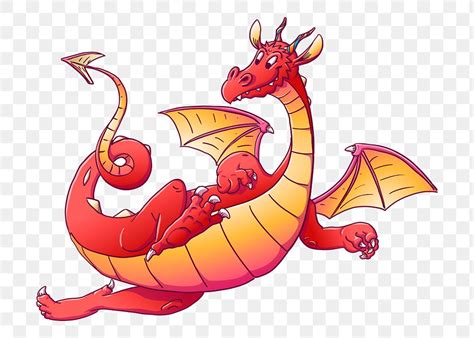 Red dragon png sticker animal | Free PNG - rawpixel