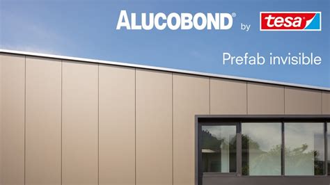 ALUCOBOND® Prefab invisible // Bonded installation system with façade elements - YouTube