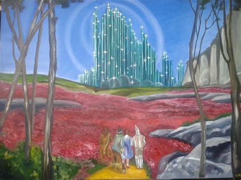 The Emerald City Wizard of Oz Painting by Lynda Ryan - Pixels