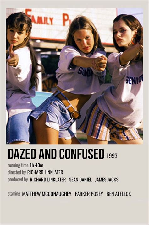 Captivating Minimal Polaroid Poster for Dazed and Confused