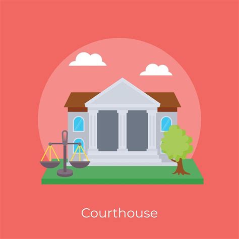 Trendy Courthouse Concepts 14277899 Vector Art at Vecteezy