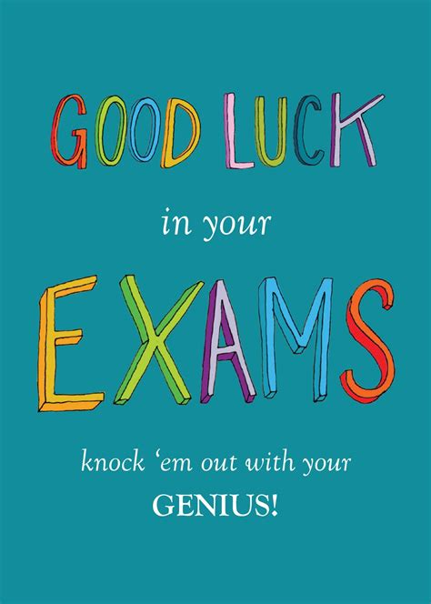 Good Luck Card | Good luck quotes, Exam wishes good luck, Exam quotes funny