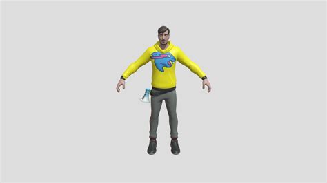 Mr Beast meme - Download Free 3D model by MumsHunter [99b9eb1] - Sketchfab