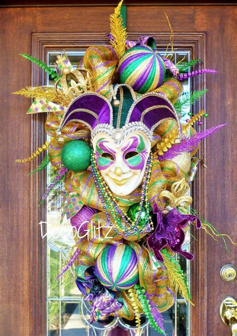 Mardi Gras Wall Decor | Mardi gras party decorations, Mardi gras wreath, Mardi gras decorations