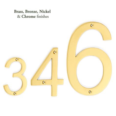 Arial Font Numerals | House Number Signs