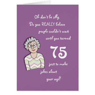 Funny 75th Birthday Cards & Invitations | Zazzle.com.au