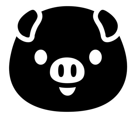 Android Emoji 1F437 Domestic Pig - Clip Art Library