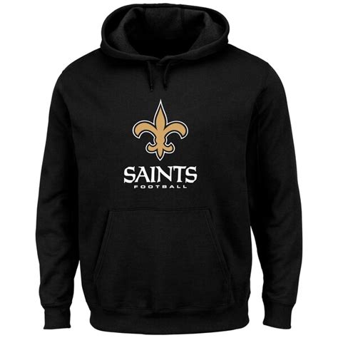 New Orleans Saints Critical Victory Pullover Hoodie - Black - Fanatics.com