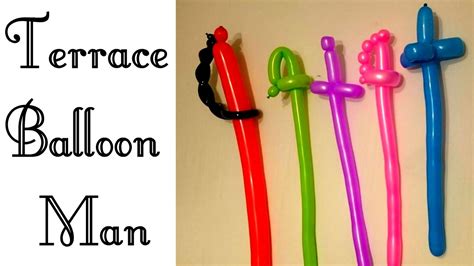 Five Styles of Balloon Swords - How to make balloon swords - YouTube