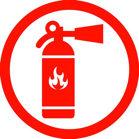 Fire Extinguisher Icon Inside a Red Circle Outline 8506389 PNG