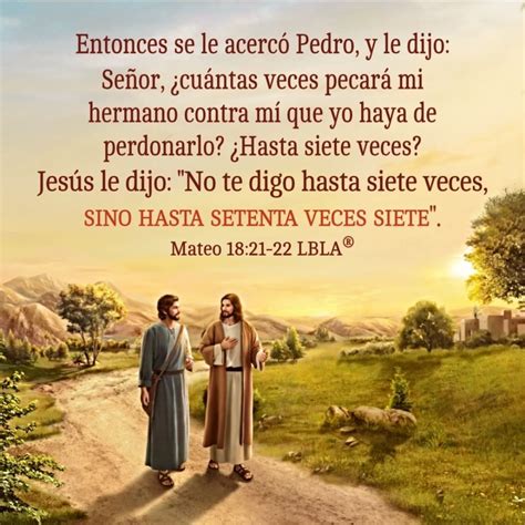 Perdonar setenta veces siete | Palabra de dios biblia, Evangelio ...