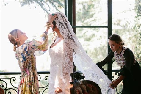 The Olsen's First Wedding Dress is the Stuff of Bohemian Fantasy - Racked