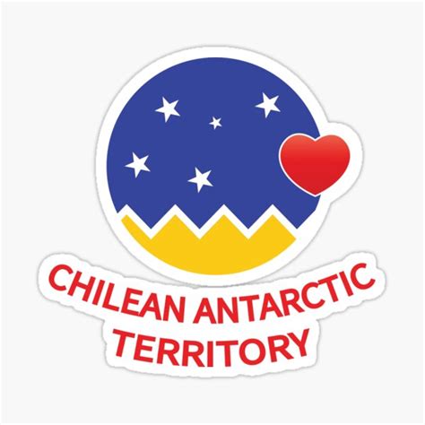 "Chilean Antarctic territory Flag" Sticker by AntarArt | Redbubble