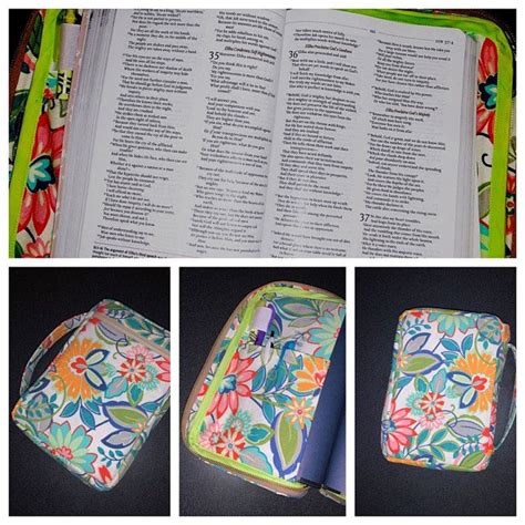 Bible Cover Pdf Sewing Pattern, Digital Sewing Pattern, Zippered Bible ...