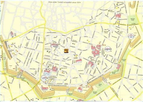 Nicosia, Map & Directions - TravelsFinders.Com