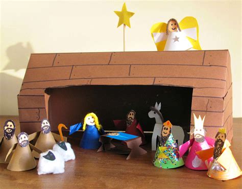 Jumble Tree: Christmas craft - DIY Nativity