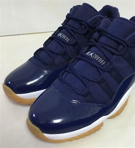 Air Jordan 11 Low Blue Navy White Gum - Sneaker Bar Detroit