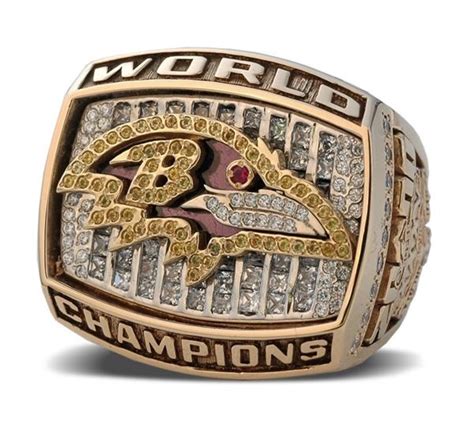 2000 Marvis Nash Baltimore Ravens Super Bowl Championship Ring