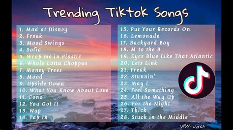 Tiktok Hits - Trending Tiktok Songs | WBM Lyrics - YouTube Music