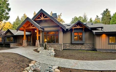 55+ GORGEOUS EXTERIOR COLOR SCHEMES FOR RANCH STYLE HOMES | Ranch house designs, Ranch style ...