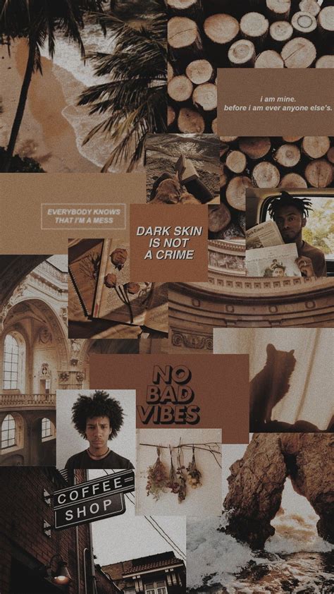 color brown aesthetic collage/lockscreen #marlonchagas | Brown ...