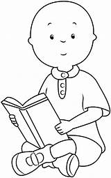 Desenhos de Caillou Para Colorir  Bora sketch template
