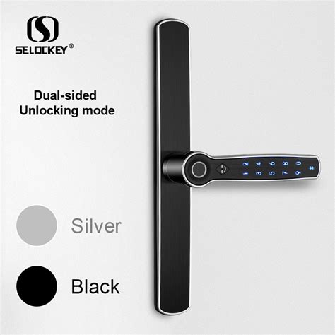 WIFI Keyless Aluminum Door Fingerprint Bluetooth Gate Locks