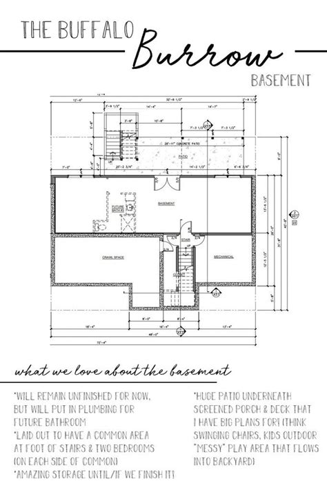 The Burrow Floor Plan - The Floors