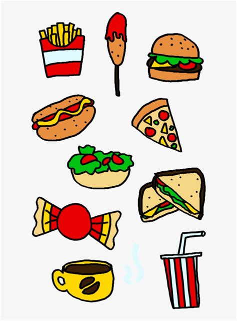 Cartoon Food Groups