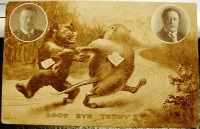 Good Bye Teddy,Teddy Bear & Billy Possum,Teddy Roosevelt & William Taft ...