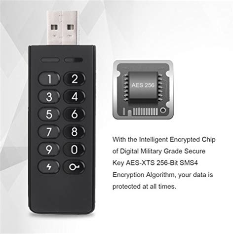 16 GB Encrypted Memory Stick, USB Flash Drive, INNOPLUS Secure U Disk Digital 16GB Military ...