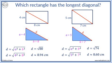 How to Find the Diagonal of a Rectangle – mathsathome.com