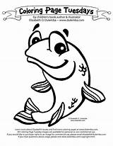 dulemba Coloring Page Tuesday  Fishie sketch template