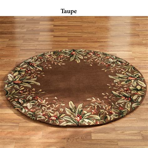 Island Flora Round Rugs