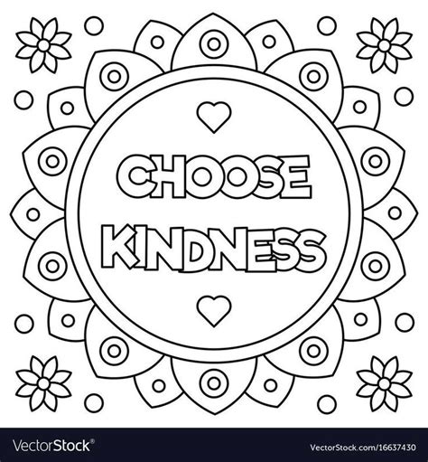 43 Printable Kindness Coloring Pages for Children or Students