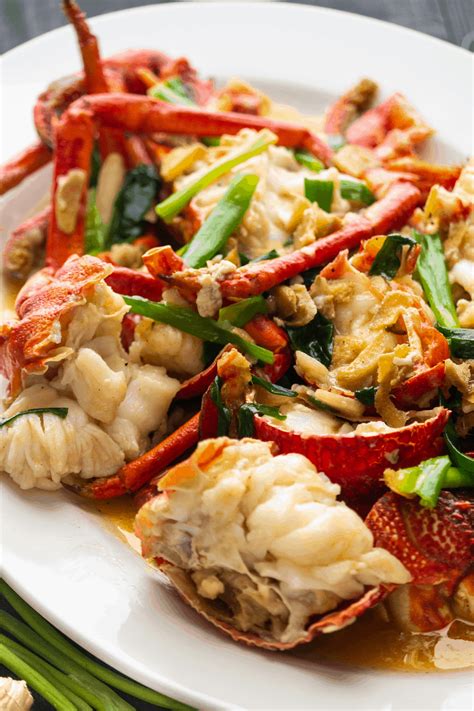 Ginger Scallion Lobster (蔥薑龍蝦) - Wok and Kin