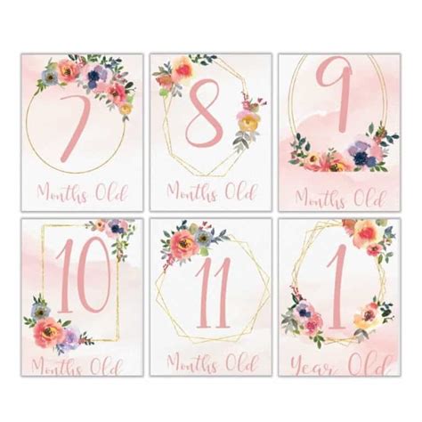 Printable Baby Milestone Cards - Full Heart Mommy