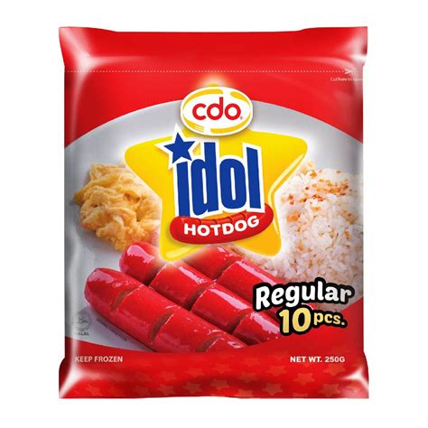 CDO Idol Hotdog Regular 250g