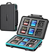 Amazon.com: ORICO 24 Slots SD Card Case Holder Water Resistant & Anti-Shock Memory Card Case for ...