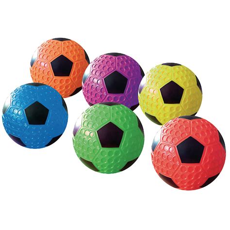 G1508377 - Findel Everyday Dimple Soccer Balls - Assorted - 200mm - Pack of 6 | GLS Educational ...