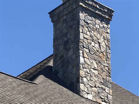 Stone Veneer Chimney Flashing