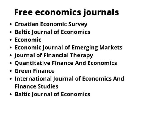 Free publishing economics journals indexed in Scopus SCI - PhDTalks