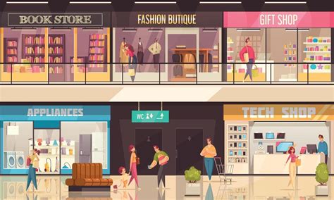 Shopping Mall Vector Art, Icons, and Graphics for Free Download