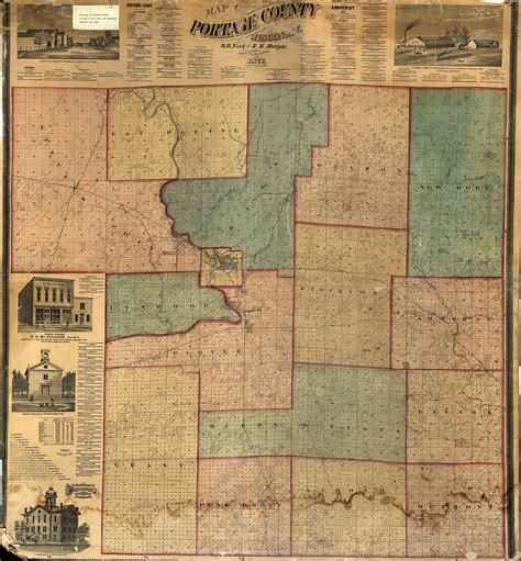 1876 Portage County Plat Map | Portage County Public Library