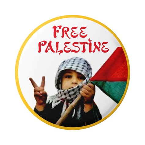 Free Palestine Middle East Peacemaking Peace Sign Button - Etsy