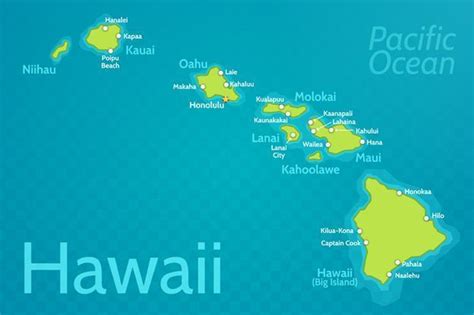 A clear and simple map of the Hawaiian islands. Can you spot Maui? #mauivacations #maps | Maui ...