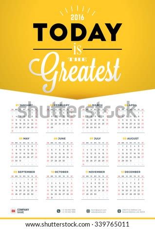 Wall Calendar November 2016 | 123Freevectors