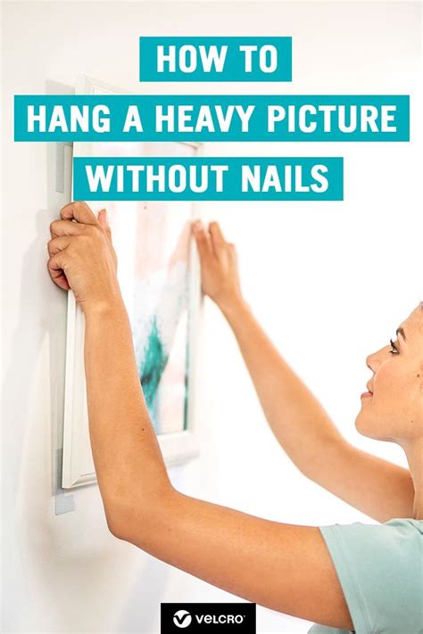 How To Hang A Canvas Without Nails - To avoid making holes, here are ...