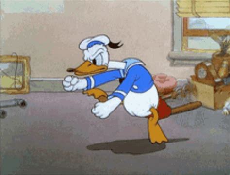 Donald Duck Disney Angry Toilette Pump GIF | GIFDB.com